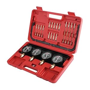 Mophorn Carburateur Synchronizer met 4 manometers Synchro Carburateur Synchronizer Carburateur Auto Moto 4 Carburateur