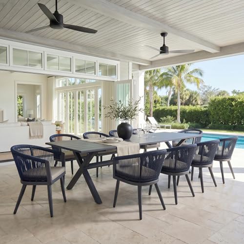 Purple Leaf 10-Piece Patio Dining Set with Cushions