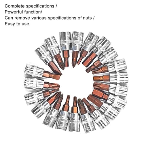Image of JPT Heavy Duty Socket Hex End Wrench Set (53Pcs) | 1 /4'' Drive Box Spanner | For Repairing Work, DIY, Auto Repairs Car & Bike