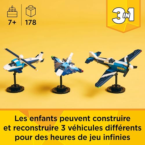 Lego Creator 3 en 1 Aéronef : 'avion De Course 31160 Lego La Boite - vue 3