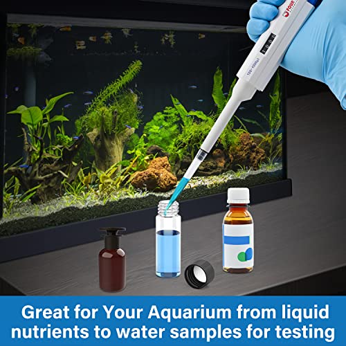 Four E's Scientific Single-Channel Pipettor Adjustable Variable Volume Micro Pipette High Accurate Pipettor For Laboratory,100-1000Ul #TOP4