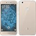 Produktbild PhoneNatic Case kompatibel mit Huawei P8 Lite 2017 - Gold Silikon Hülle 360° Fullbody Cover