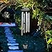 FONMY Wind Chime Outdoor Amazing Melodic Chimes Nature Bamboo with 6 Aluminum Tubes Quality Decoration for Garden Patio Balcony Home Outdoor Indoor Silver Chimes-33 inches Long Worth Gift Wind Chimes