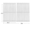 Htanch SG637(2-Pack) Stainless Steel Cooking Grates Grid Replacement for Weber Spirit 200,E-210 (2013-2016), E-220, S-210 (2013-2016), S-220 Series Gas Grills 7637