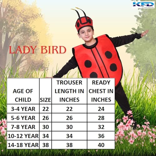 Image of Kaku Fancy Dresses Insect Costume for Kids, Ant, Grasshopper, Lady Bird, Honey Bee Costume for Boys & Girls
