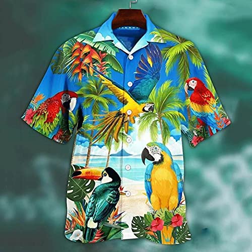 Topgrowth Camicia Hawaiana Uomo Funky, Casual