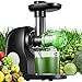 Máquinas exprimidoras, exprimidor de masticación lenta, fácil de limpiar, extractor de exprimidor de prensa fría con motor silencioso y función inversa para verduras y frutas