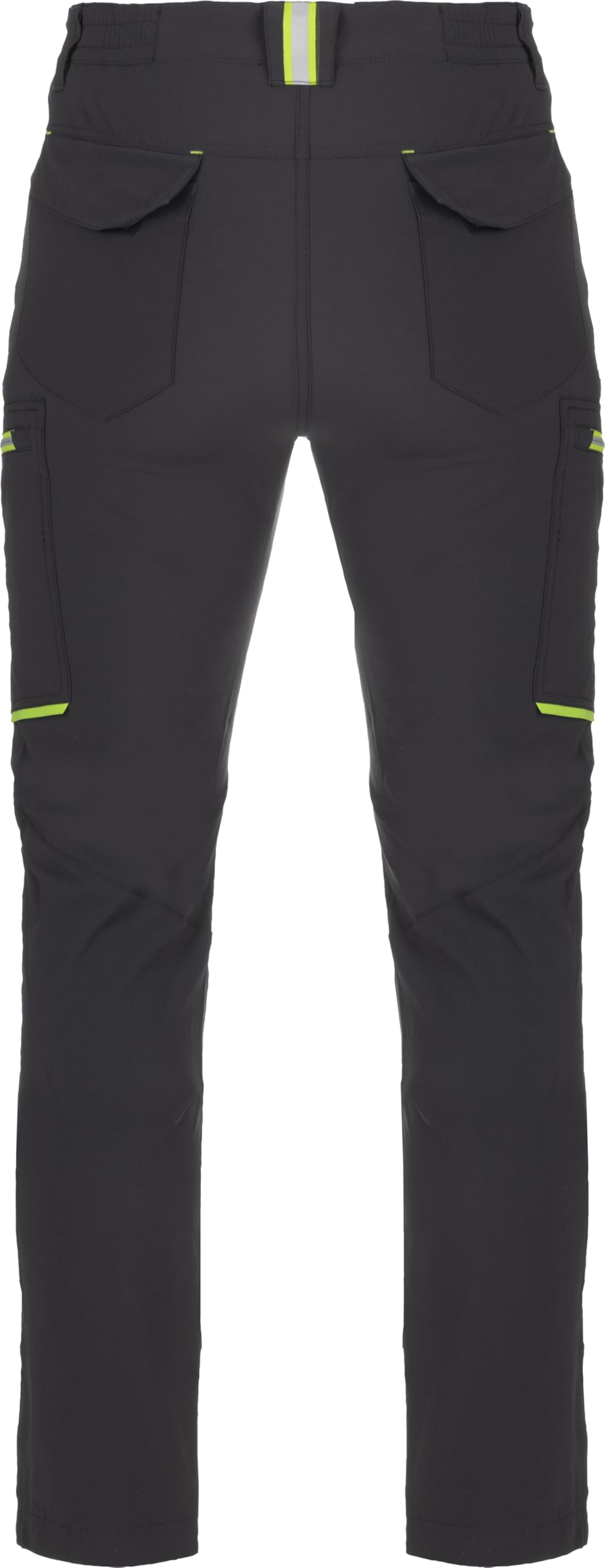 WÜRTH MODYF Stretch Evolution Bundhose Light - Arbeitshose für Herren mit 4-Wege-Stretch mit 85% recyceltem Polyamid - Schnelltrocknend & leichtes Material - in den Größen 24-118 in Anthrazit/Lime