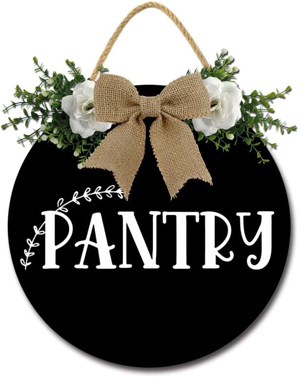 Miniatura 10 de Decoración de pared de cocina Bless This Kitchen Decoración de pared rústica de madera divertida para puerta de cocina para decoración de pared del