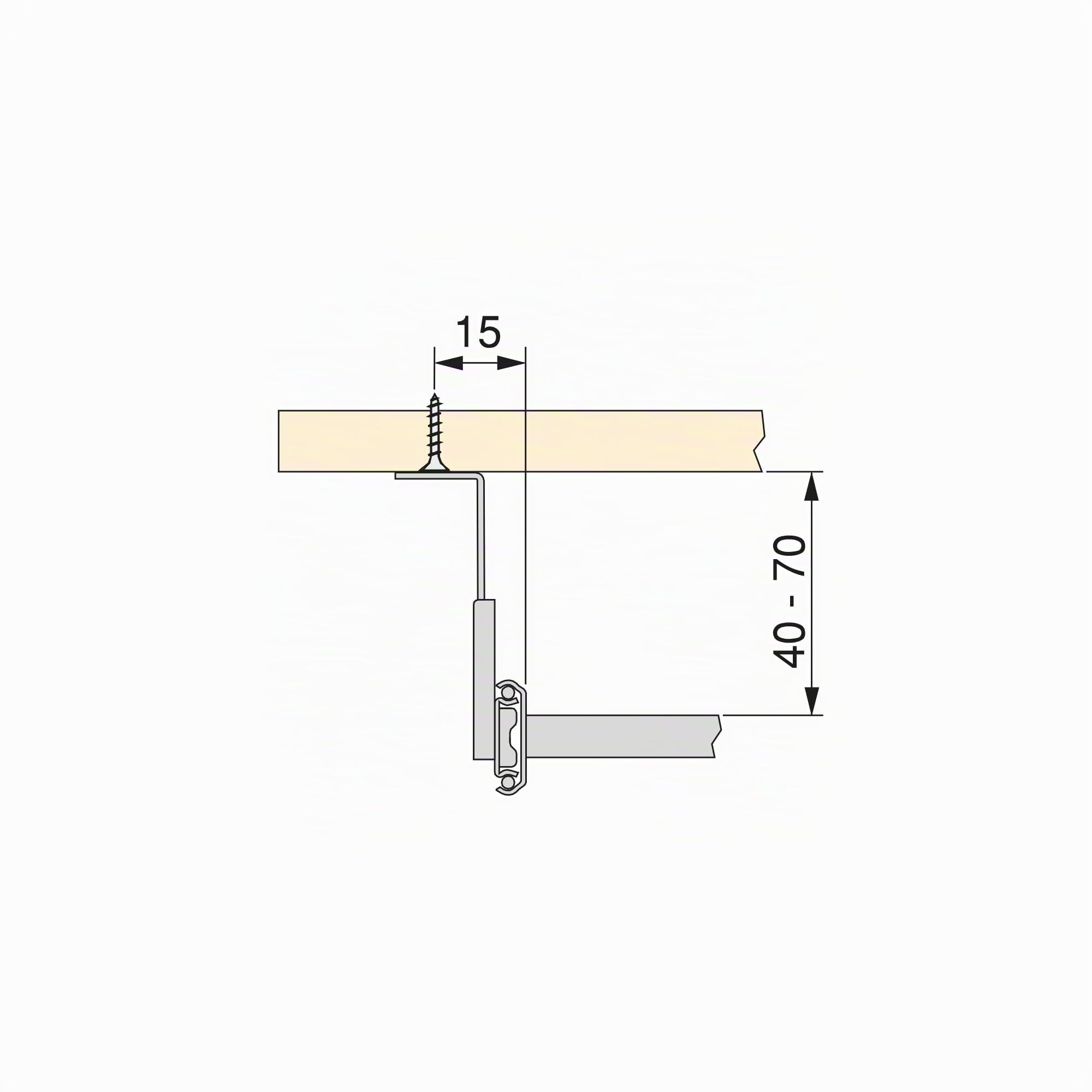 Emuca - Soporte Portateclado Extraíble con Bandeja Auxiliar para el Ratón, Acero y Plástico, Plástico gris