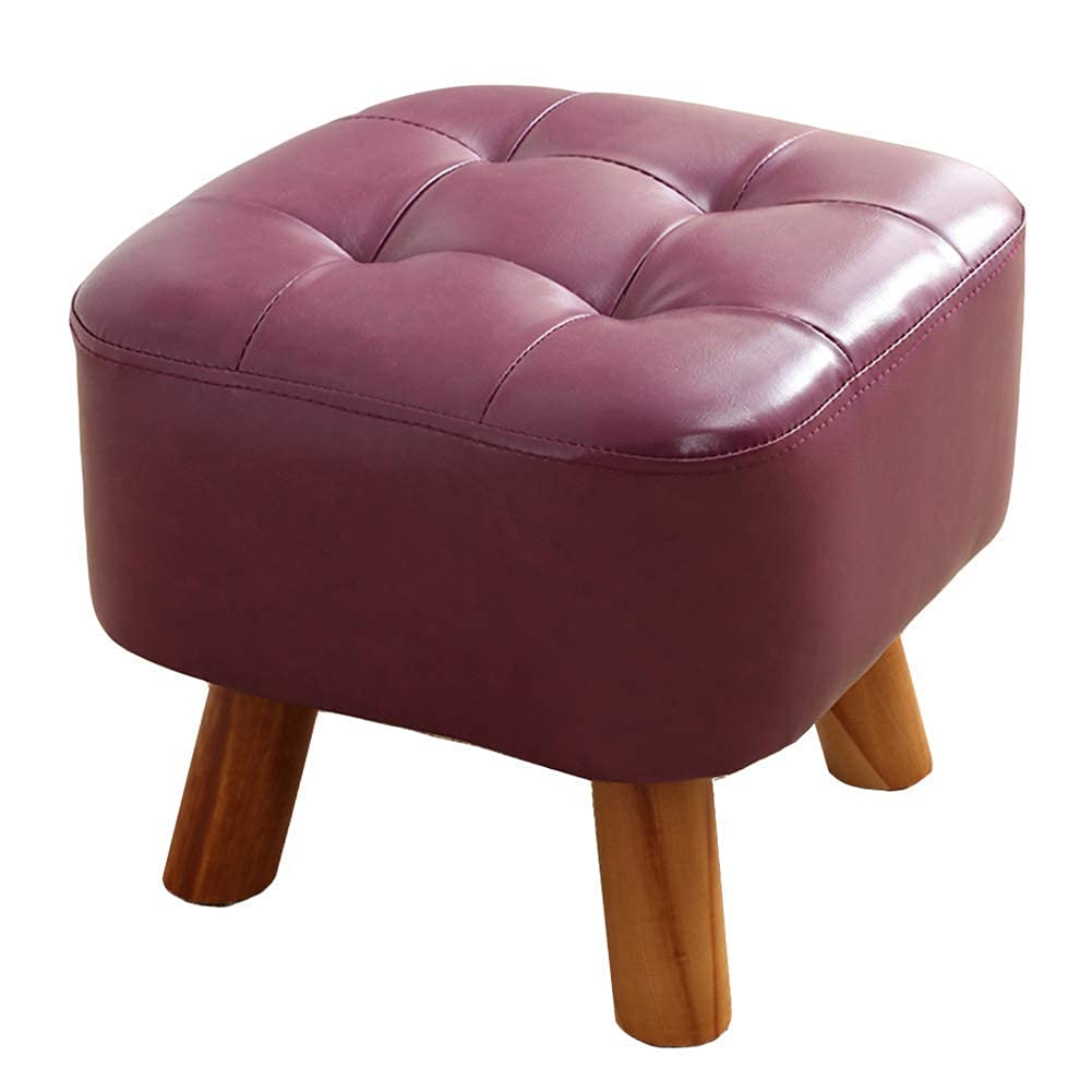 Tabouret de canapé rembourré pour optimiser l'espace du salon