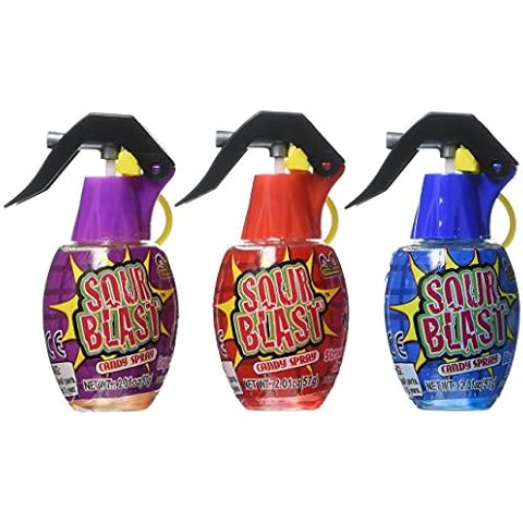 Kidsmania Sour Blast Candy Spray Grenades, 12 Count Cover