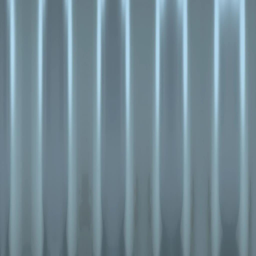 12 paneles de techo de acero galvanizado, 80 x 36 cm, chapa ondulada para cobertizos, cobertizos, cobertizos, garajes, jardines, techos