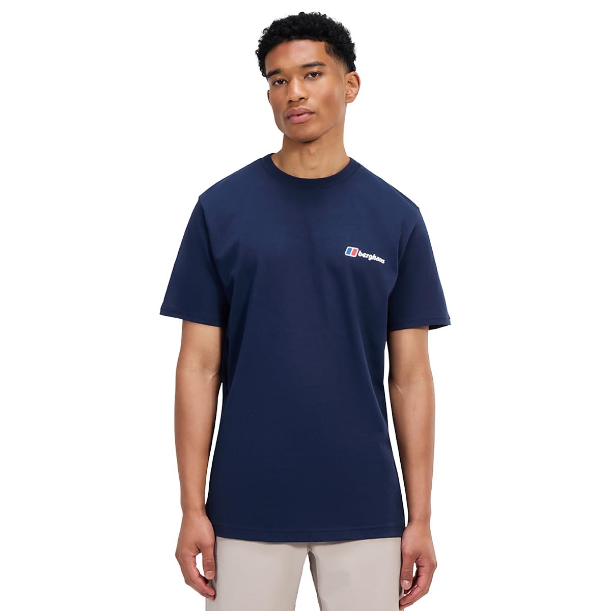 Berghaus Men's Front & Back T-Shirt | 100% Cotton Non-Technical T-Shirt, Dusk, L