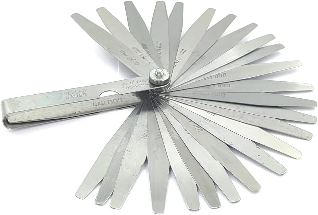 Byoholic Feeler Gauge Metric Size Stainless Steel Quality Precision Hand Tools (13 Blades)