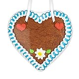 lebkuchenherz rohling Lebkuchenherz Rohling 12cm mit Rand und Dekoration aus Zuckerguss zum selber Beschriften