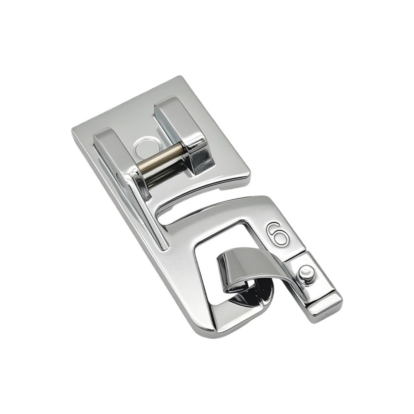 1/3pcs 3mm 4mm 6mm Narrow Rolled Hem Presser Foot Household for Sewing Machine Accessories Hemming Feet Tools(6MM)