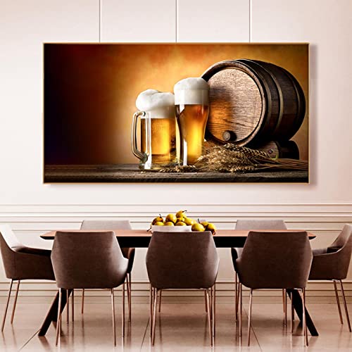 Bannière bière pour décoration murale de bar et grand espace KEBIA