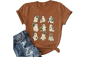 Halloween Plant Ghost Womens Shirt