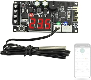 HAVOU Remote Temperature Controller Refrigeration Heating Temperature Control Module Digital Temperature Controller Mobilephone APP Control Support Android and iOS System Support 15 Days Cloud