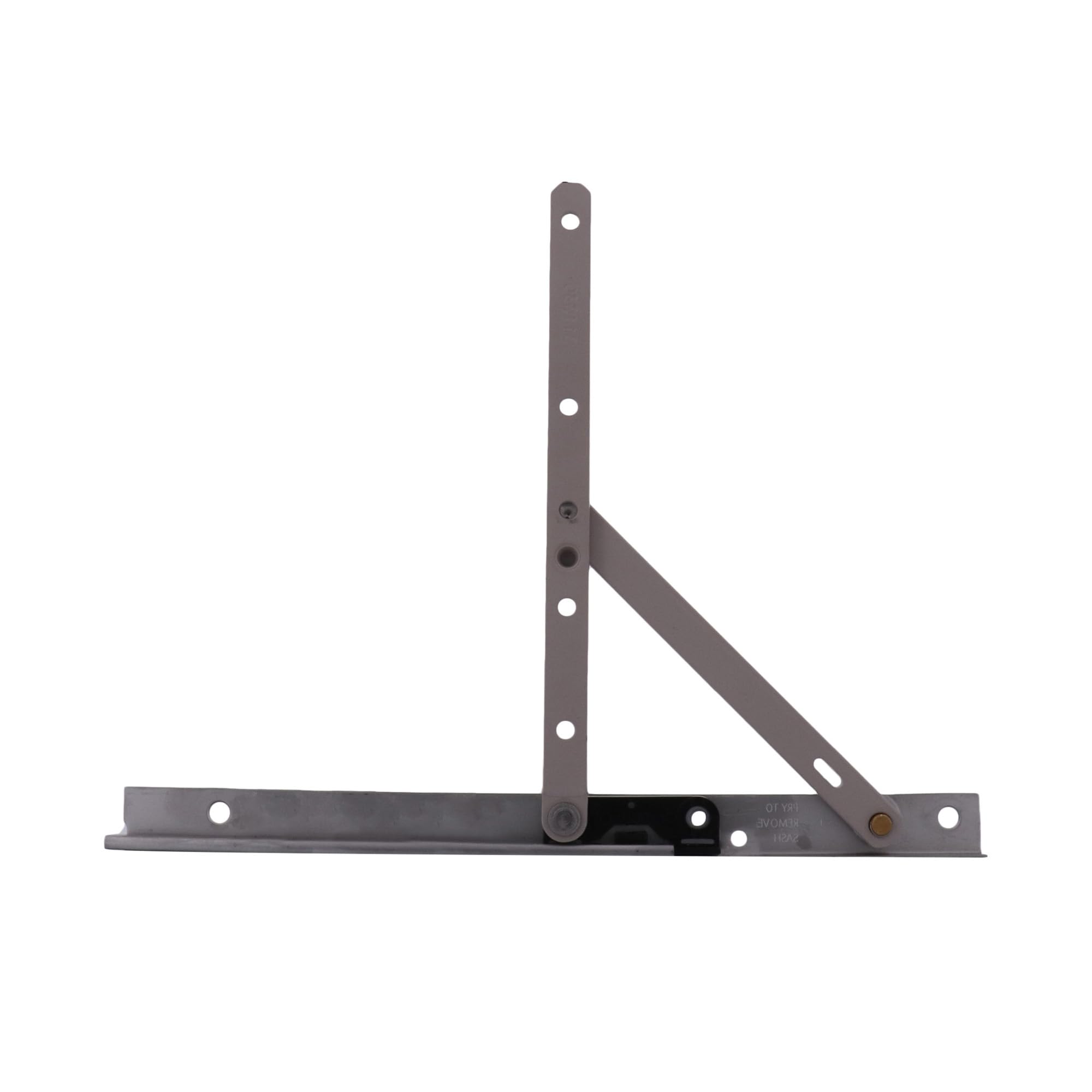BRIXWELLTruth 14 Concealed Casement Hinge Upper Left Lower Right Type - E-Gard Finish,Arm and Rivet Material Steel,10" Track Length, 4-29/32" Arm Size, Window Hardware