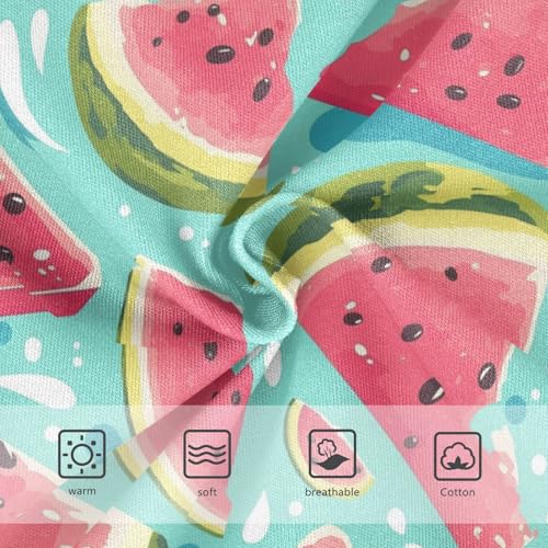 Wusikd Watermelon Slices Girls' Underwear Cotton Splashes Girls Briefs Soft Toddler Underwear 2T3