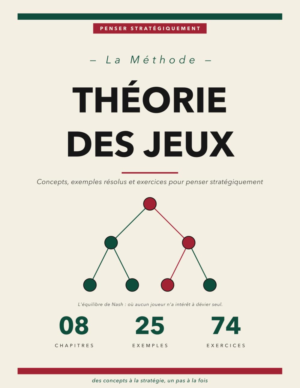 La Méthode Théorie des Jeux: Concepts, Exemples Résolus et Exercices Corrigés pour Penser Stratégique | Équilibre de Nash, Stratégies Mixtes, Jeux Séquentiels et Bayésiens