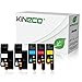 Produktbild Kineco 5-Pack Toner kompatibel mit Dell E525w Multifunktionsdrucker - Schwarz je 2.000 Seiten, Color je 1.400 Seiten