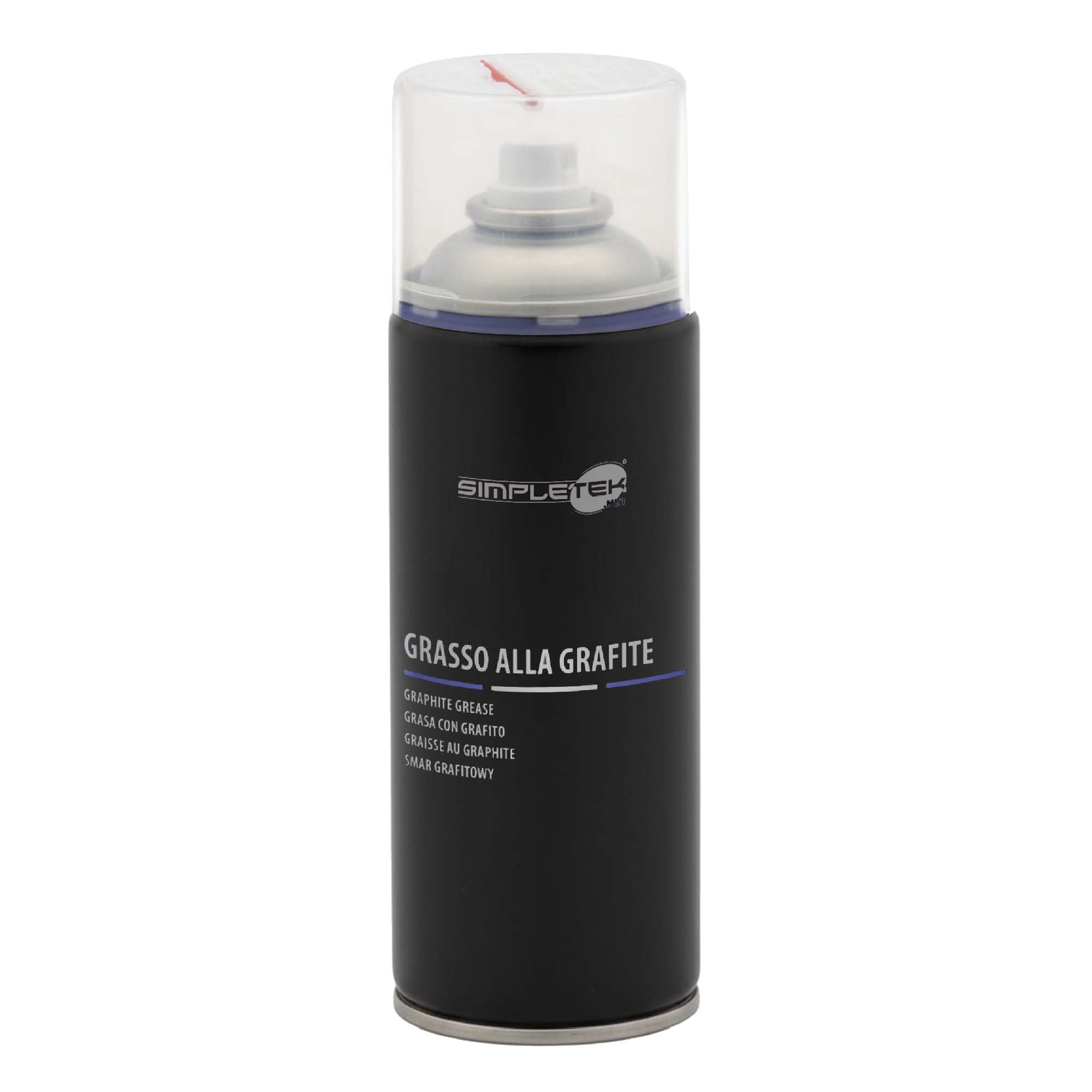 SIMPLETEK - 12x Grasso alla Grafite Spray Macchine Agricole Edili 400ml | Grasso alla grafite