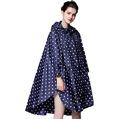 NUUR Damen Regenponcho Regenmantel Unisex Regenjacke Wasserdicht Regencape Wiederverwendbar mit Kapuze