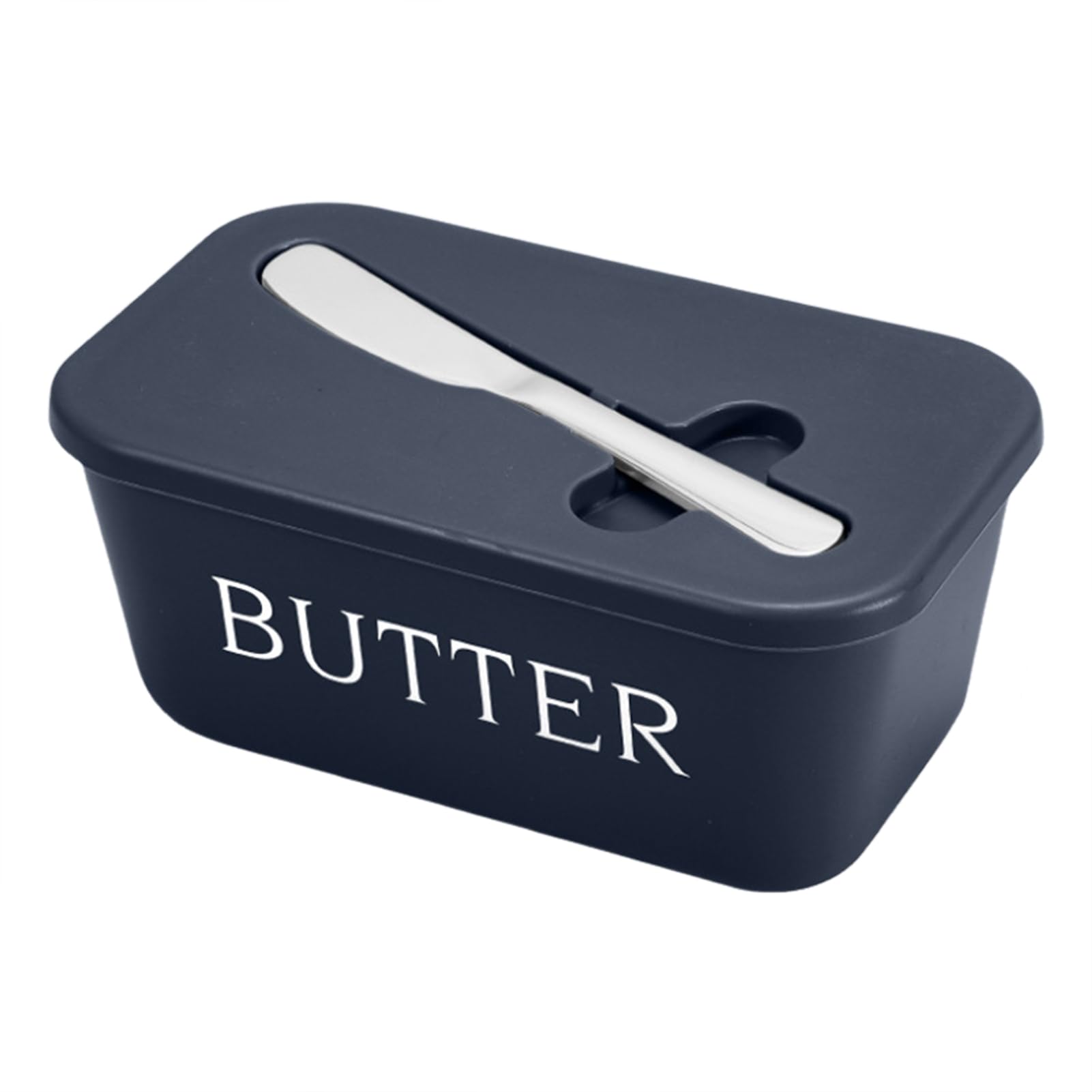 BYYLECL Large with Lid, Airtight Butters, Cheese Box with Lids,Butter Box for Butter, Nuts, Cheese Blue