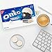 OREO White Fudge Covered Chocolate Sandwich Cookies, Limited Edition Holiday Cookies, 8.5 oz