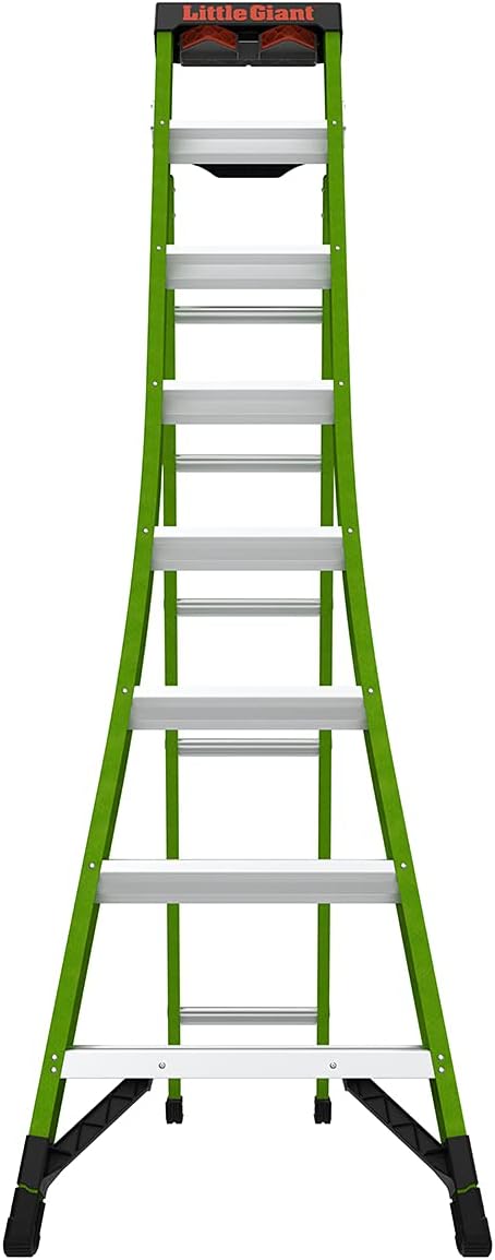 Little Giant Ladder Systems 13908-001 King Kombo 3-in-1 Ladder, 8 Ft, Green