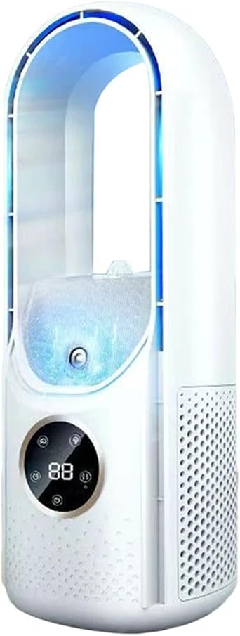 Portable Fan, Cool Fan, USB Powered Cooling Fan, 6 Humidity Levels and Speeds for Home/Bedroom/Office, Type 1 [Energy Class A]