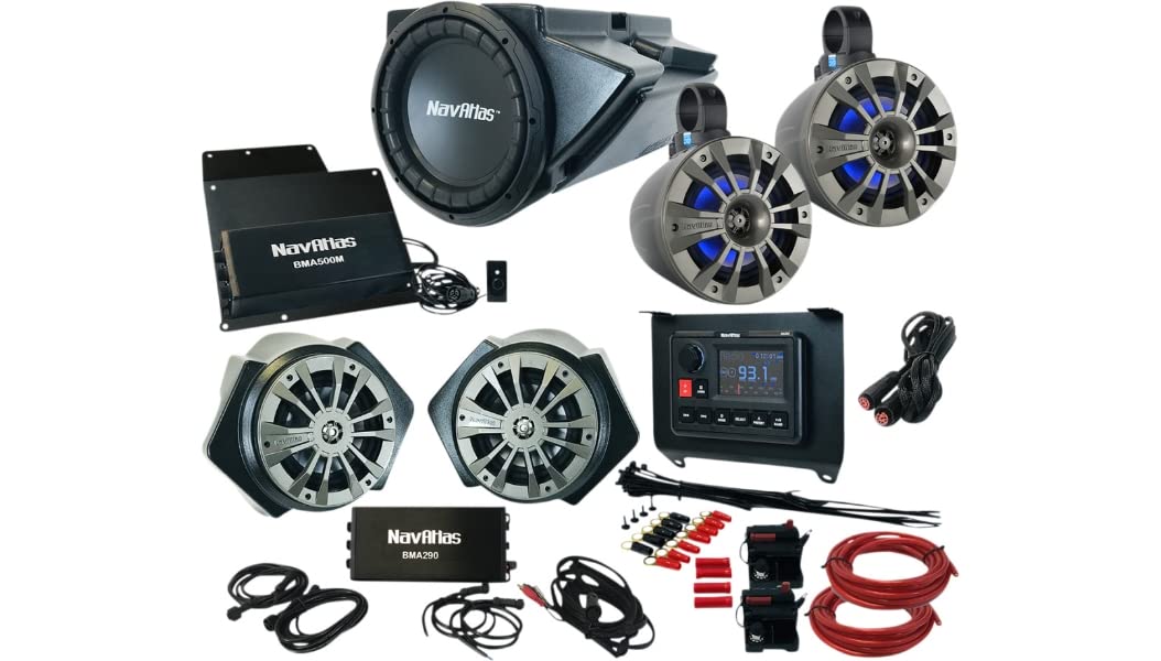NAVATLAS Audio Kit Zone 4 for Polaris RZR