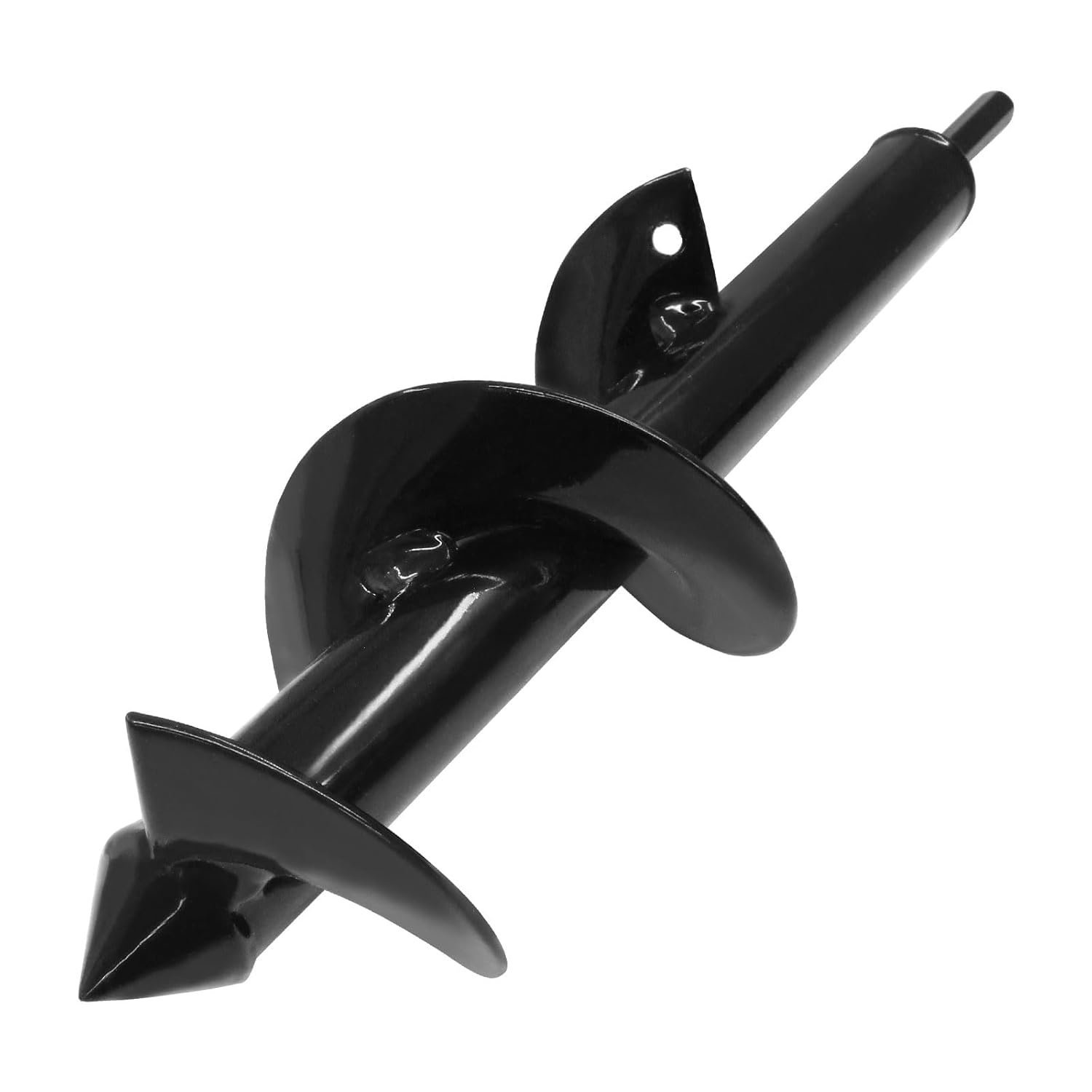 Garden Auger Drill Bit for Planting, 3x11.8 Inch Garden Auger Spiral Drill Bit for 3/8" Hex Drive Drill, Black