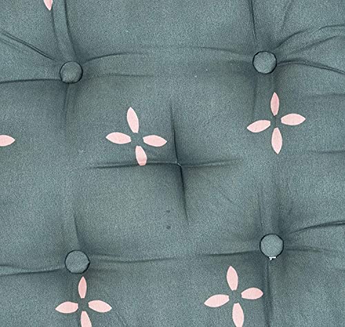 Image of Amazon Brand - Umi Chair Cushion Comfortable Thick Tufted Seat Cushion Cushion for Meditation,Floor Cushion for Sitting in Living Room,Chair Box for Indoor Seat Set of 1,16X16(Inches) (Brown)