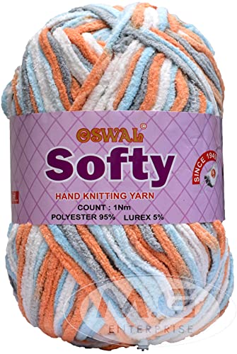 Image of M.G ENTERPRISE Knitting Yarn Thick Chunky Wool, Softy Rogut 450 gm Best Used with Knitting Needles, Crochet Needles Wool Yarn for Knitting. By M.G ENTERPRIS R