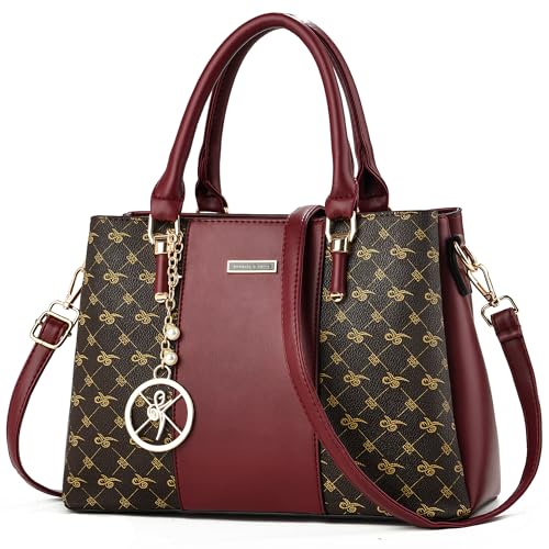 Image of KURGOOL Women Purses and Handbags Top Handle Satchel Shoulder Bags Messenger Tote Bag for Ladie