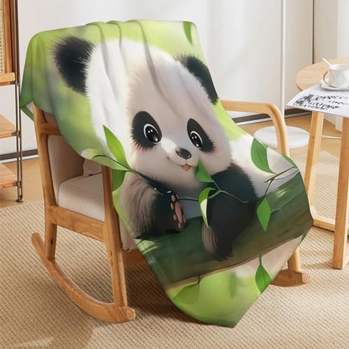 Couverture polaire panda douce pour soirées cocooning au salon - 8