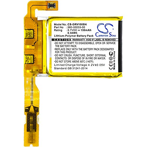 FITHOOD Battery Replacement for Garmin Vivoactive 360-00033-00 (150mAh/3.7V)