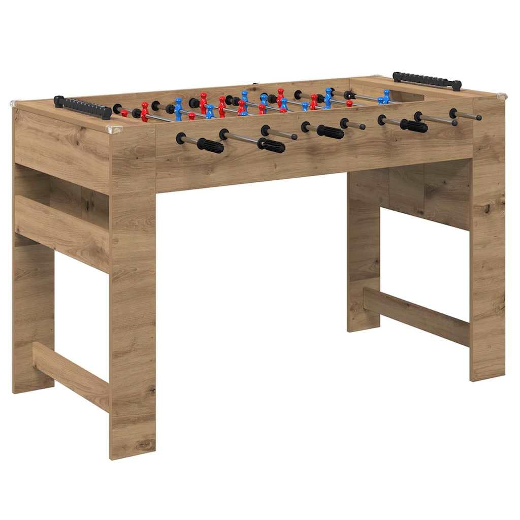 Genérico Mesa de Futbolín Roble Artesanal 125 x 60,5 x 80 cm,Deportes,Juegos de Interior,Futbolín,Mesas de futbolín-858892