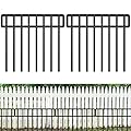 HIHADUUM 20Ft(L) X 13Inch(H) Garden Fence Animal Barrier - 14 Pack No Dig Fence Animal Barrier Fence Panels Metal Fencing Edging Border for Dog Rabbits and Outdoor Patio Yard Decorative Bottom Blocker