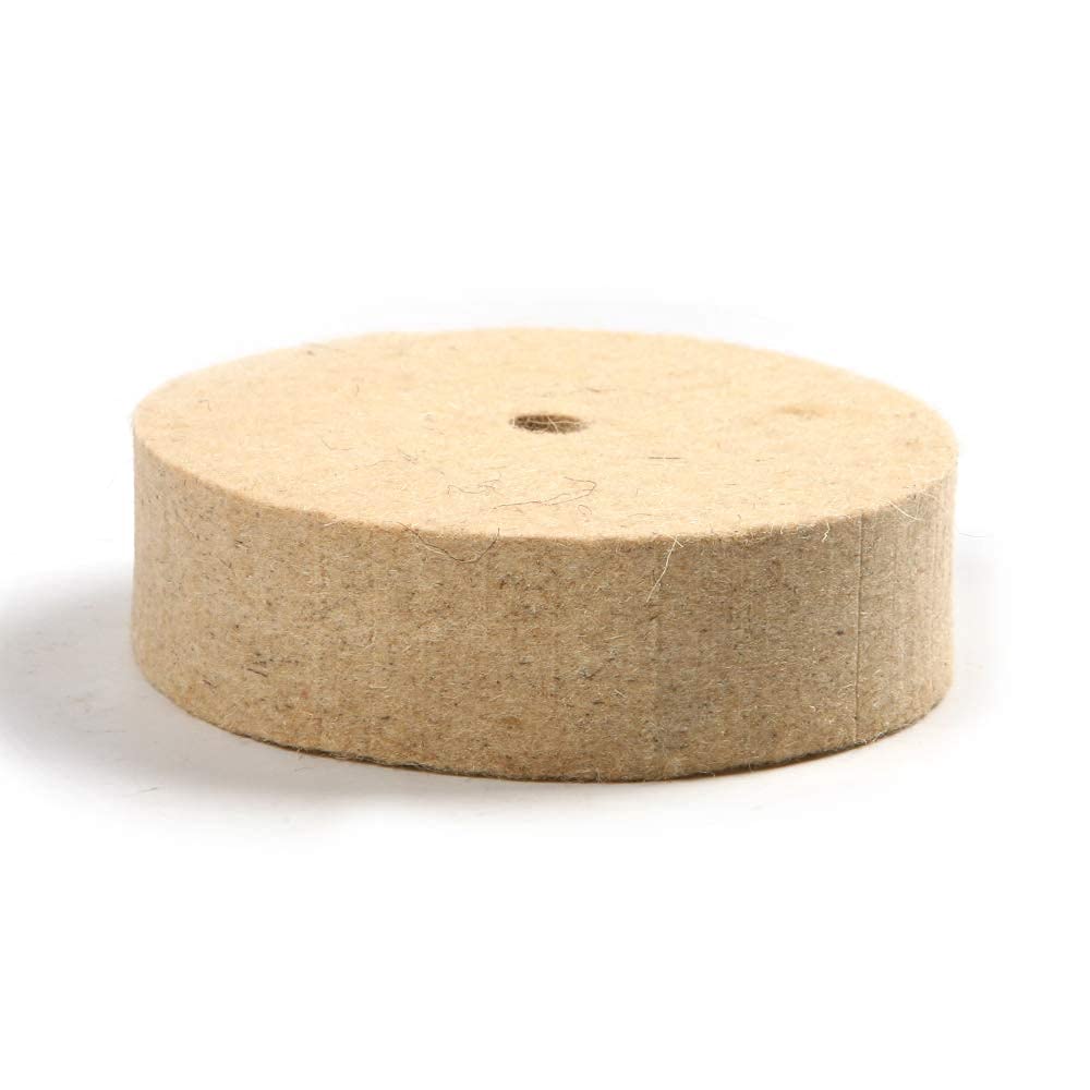 CBRIGHT Polishing Buffing Wheels Wool Fabric Disc Pads,1PC 100mm