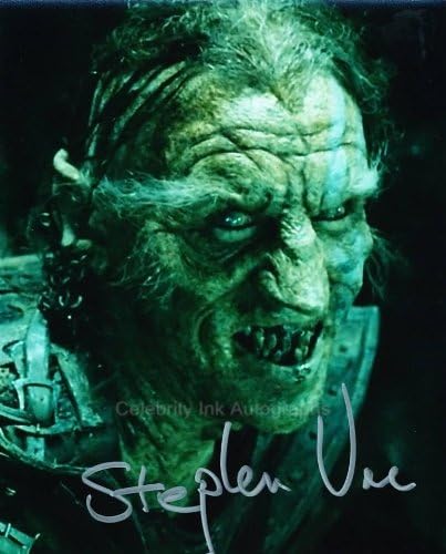 STEPHEN URE as Gorbag - Lord Of The Rings Trilogy GENUINE AUTOGRAPH