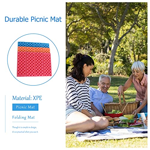 ABOOFAN 3 Peças de Espuma Dobrável Folding Assento Mat XPE Pad para Pinic Caminhadas Mochila Montanh