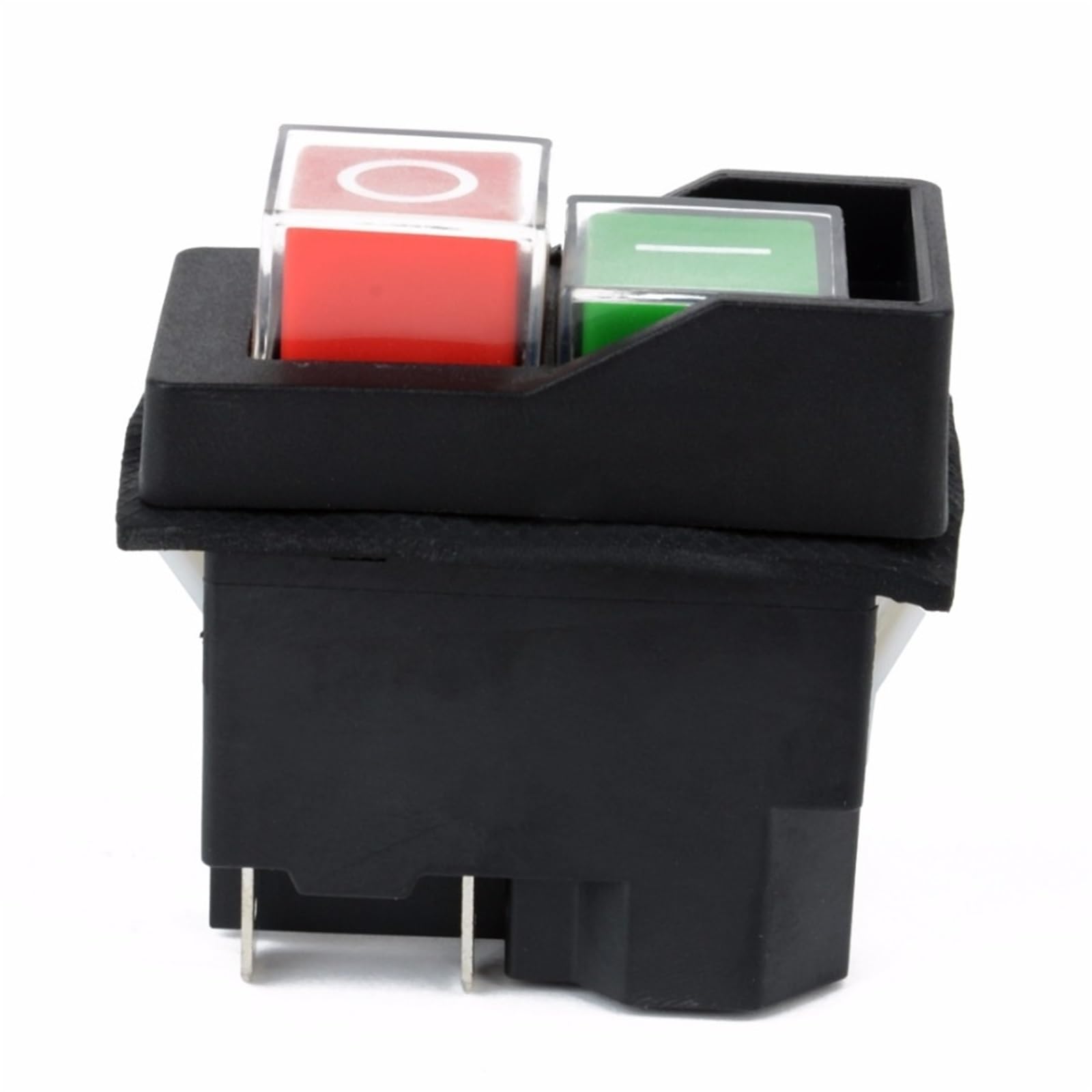 KJD17 - Interruptores de botón de arranque electromagnético for herramientas de jardinería, equipo de maquinaria, interruptor de seguridad impermeable IP55, 16 A, CA 250 V