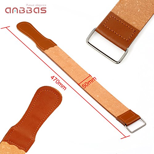 7In1 Anbbas Badger Shaving Brush,Stand,Lathering Bowl,3.5Oz Soap,Straight Razor With Bag And Razor Strop Shaving Set For Men #TOP7