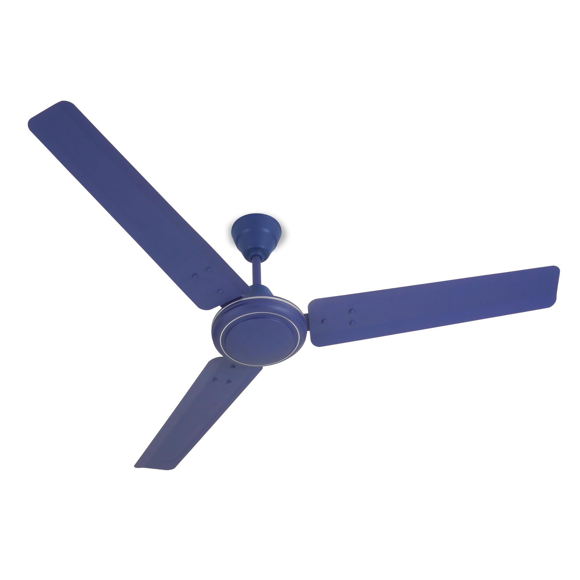MILTON Brezza 1200 mm (48") ceiling fans for home | BEE 1 Star Rated Energy Saving fans | 400 RPM High speed ceiling fan | upto 31% cost saving | 1 year warranty | Metallic Blue
