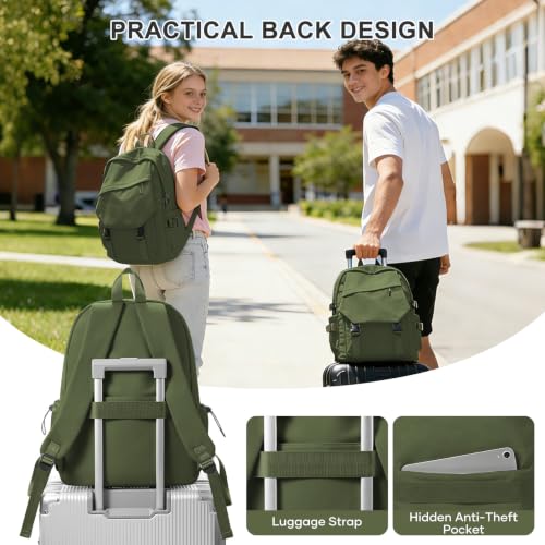 Image of coowoz Lightweight School Backpack College Laptop Backpack for Men Women Travel bag High Middle School Bag Bookbag for Boy Girls